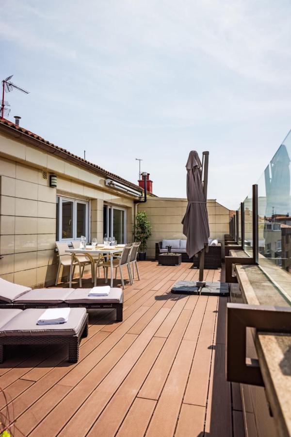 Apartmán Lujoso Atico Entre 2 Playas Con Garaje, Terraza, Vistas Y Wifi Gijón Exteriér fotografie